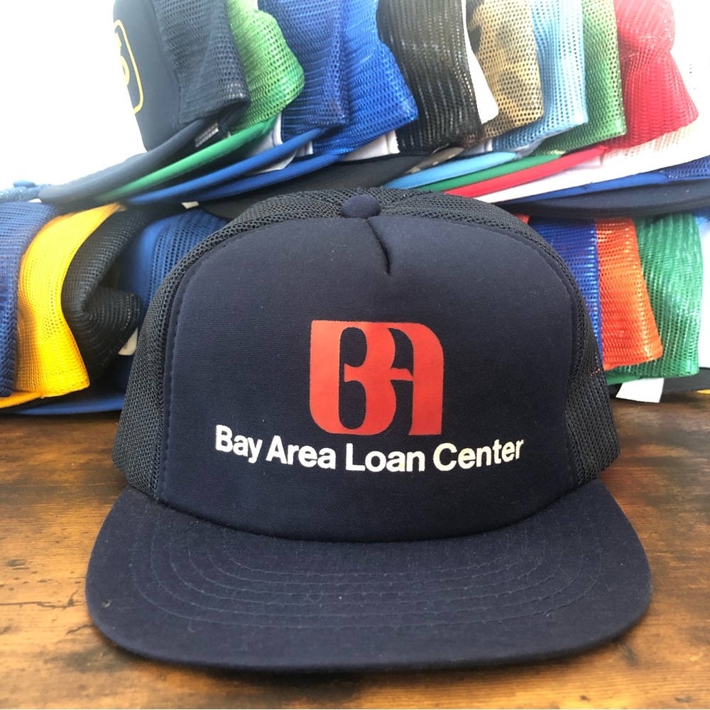 Vintage 80s Streetwear Bay Area Loan Center Trucker Hat